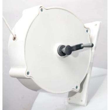 Imagem de kit com 2 Varal Retratil Parede Recolhível Retrátil Roupa 30mt + Ganchos + pregadores(2)