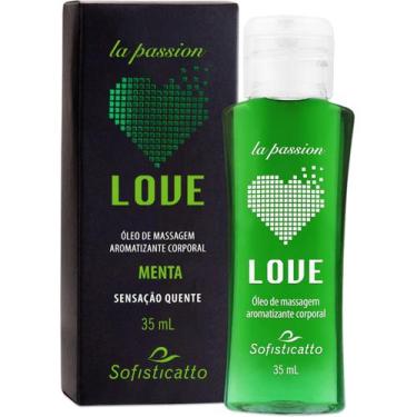 Imagem de Óleo de Massagem Corporal Beijável Sensação Quente Menta - Sofisticatt