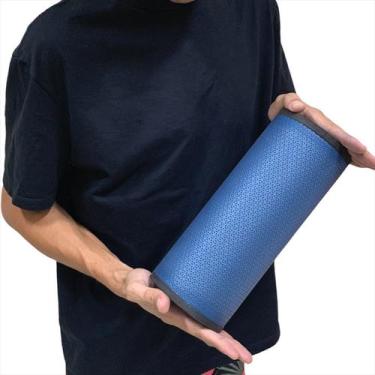 Imagem de Foam Roller Liberação Miofascial 100% EVA 30cm DF1068 Azul Dafoca Spor