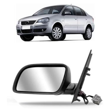 Imagem de Retrovisor Polo 2003 2004 2005 2006 2007 2008 2009 Elétrico - RETROVEX