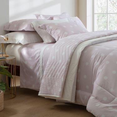 Imagem de Edredom Queen Percal 200 Fios Kacyumara Vintage Poa Ives