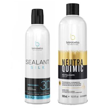 Imagem de Kit Selagem Silk 3D 350ml + Neutra Quimicmic 500ml Bórabella
