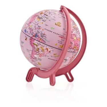 Imagem de Globo Mini Giacomino Pink Zoo 16 Cm - Tecnodidattica