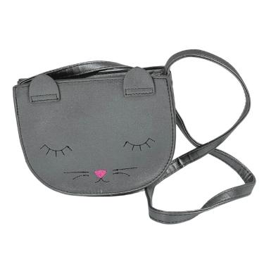 Imagem de Bolsa Infantil Transversal Gatinho Prata Pagani PG12056