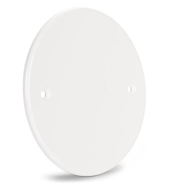 Imagem de Tampa Cega Redonda Placa Teto Branca 4 Branca Sleek