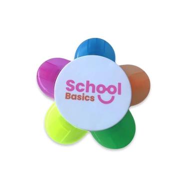 Imagem de Marca-texto Formato Flor 5 em 1 Ponta Fina