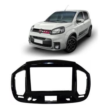 Imagem de Moldura para central multimidia MP5 9 pol 2 din fiat uno 2015 A 2023 89/J25