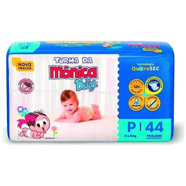 Imagem de Fralda Turma Da Mônica Econômica P C/44 Unidades