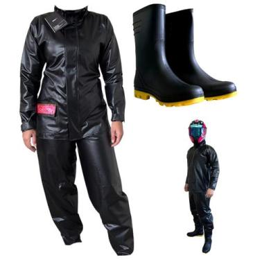 Imagem de Capa Chuva Motoboy Brascamp Completa Com Bota Vonder, FEMININA XG, 44/