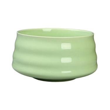 Imagem de ＫＬＫＣＭＳ Cerâmica Matcha Tea Bowl Mistura portátil para mexer matcha Matcha artesanal de porcelana Bowl para o escritório da cozinha de amigos, Estilo 8
