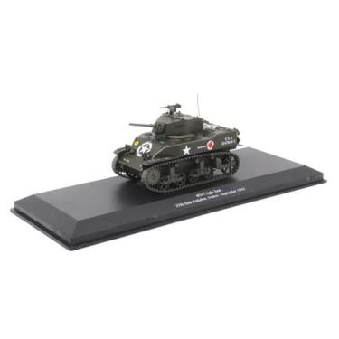 Imagem de Tanque De Guerra M5A1 Light 37TH França 1944 1/43 - MOTOR CITY CLASSIC