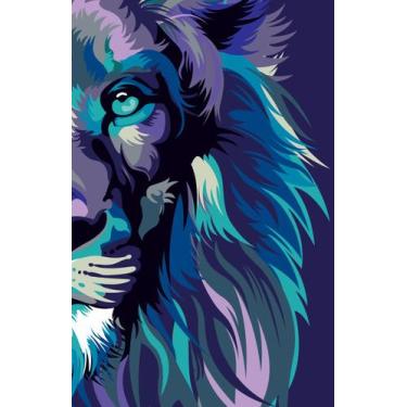 Imagem de Bíblia ARC 860 - Lion Colors Cool - Letra Normal - Almeida Revista e C