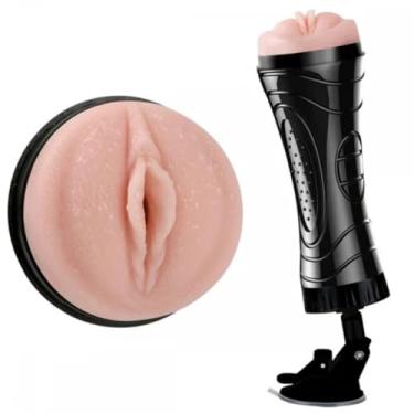 Imagem de Masturbador Lanterna Formato De Vagina Sem Vibro Ventosa, Prazer Solo, Sensação Realística Intensa