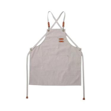 Imagem de Avental de Cozinha de Lona - Moda Feminina para Restaurante, Jardim e 