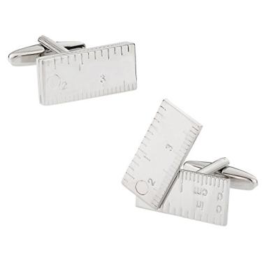 Imagem de Abotoaduras de régua com caixa de apresentação Cuff-Daddy