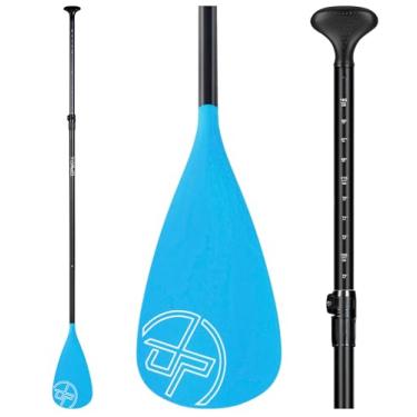 Imagem de UPWELL Acessórios de remo de 3 peças - Paddle Board Paddle Ajustável Caiaque Inflável Stand Up Paddle Board Paddle Paddle Azul