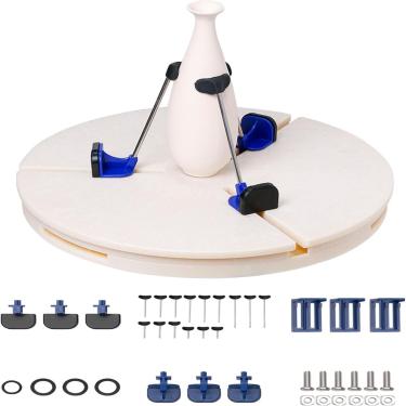 Imagem de Grampo de toca giratória ajustável da máquina de cerâmica, ferramentas de cerâmica de cerâmica que apareçam as ferramentas de toca