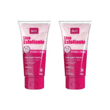 Imagem de Creme Esfoliante Soft Hair 180G Biosoft Pitaya - Kit Com 2Un