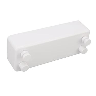 Imagem de 4,2m de Roupas Retráteis Invisíveis Secar Rack de Corda Dupla Hotel Banheiro Varanda Banheiro Espessado Em Aço Inoxidável Linha Secagem para Edredons e Roupas Cama (Branco)