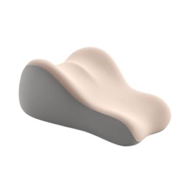 Imagem de SiaBiced Travesseiro de leitura, suporte para cintura, almofada de elevação de perna, espuma de memória portátil, ergonômico para escritório, Branco