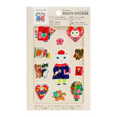 Imagem de Adesivo múltiplo Sanby MLS-KY01 Yumi Kitagishi Art Time