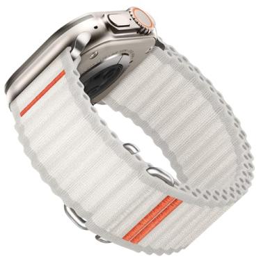 Imagem de Suitisbest Pulseiras esportivas compatíveis com Apple Watch Ultra 49 mm, 46 mm, 45 mm, 44 mm e 42 mm, masculina, pulseira ajustável com gancho em S para Apple Watch Ultra SE séries 10, 9, 8, 7, 6, 5,