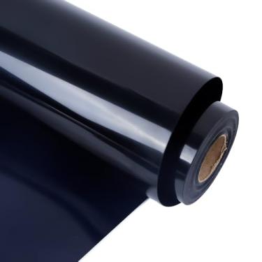 Imagem de RENLI·TONG Rolo De Vinil Termocolante Preto Fosco Renlitong - 30 Cm X 4 M Htv Para Transferência Térmica Camisetas, Rolos Com Todos Os Tipos Corte, Fácil Cortar E Design Remoção Ervas Daninhas