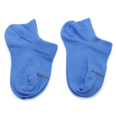 Imagem de Kit Meia Sapatilha Infantil Lupo Básico 2 Pares - Azul, 24/29
