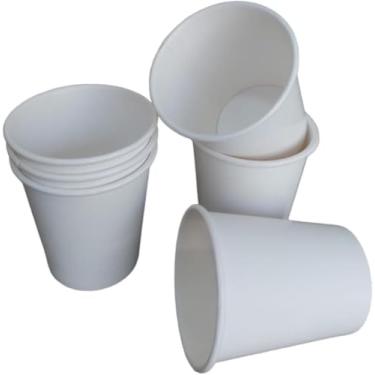 Imagem de Copo Térmico Biodegradável Ecológico Descartável de Papel Branco 60ml - 100 Unidades para Bebidas Quentes