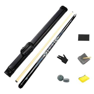 Imagem de Taco de Sinuca Profissional 1/2, 147 cm (58 pol), Cabeça 13 mm, Boa Qualidade da Madeira e Construção/Montagem Perfeita (Tacos de bilhar e acessórios+ barril de tacos, 13mm)