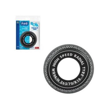 Imagem de Boia Inflável Formato Pneu para Piscina, 90 cm, PVC, Circular, Adultos e Crianças Maiores de 9 Anos