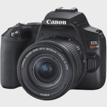 Imagem de Câmera Canon Eos Rebel Sl3 Lente 18-55mm f4-5.6 Is Stm Revenda Autorizada Com Garantia Canon Oficial 1 Ano E Nf-e