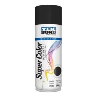 Imagem de Spray Uso Geral 350Ml  Cores TekBond, PRETO FOSCO