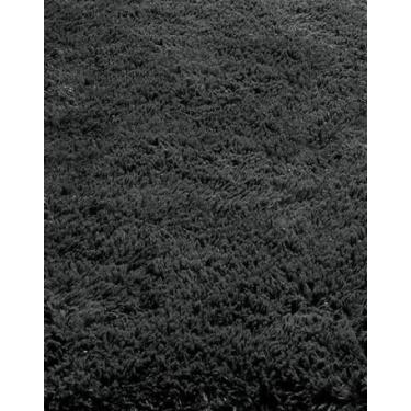 Imagem de Tapete Passadeira 2,00 x 0,60 Corredor Quarto Sala Felpudo(Preto)