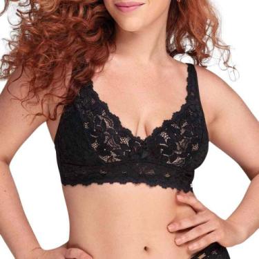 Imagem de Sutiã Rendado Dilady 139100 Sem Bojo, Preto, 42