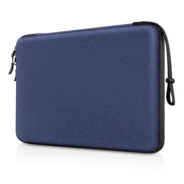 Imagem de FINPAC Capa rígida para laptop de 15,3 polegadas MacBook Air M4 M3 M2 2025 2024, MacBook Pro M4/M3/M2/M1 Pro/Max A2991 A2780 A2485 A2141, capa à prova d'água para laptop/livro de superfície, azul