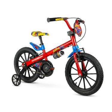 Imagem de Bicicleta Infantil Bike Nathor Homem Aranha 5 a 8 Anos Aro 16