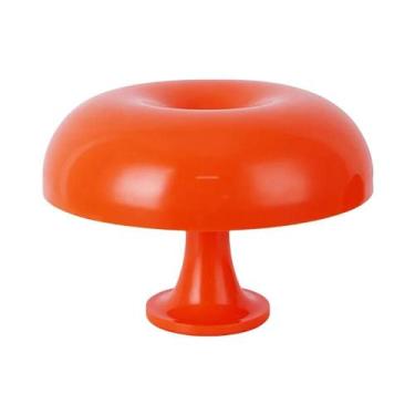 Imagem de Candeeiro De Mesa De Cogumelo Laranja Minimalista Moderno Design Dinam