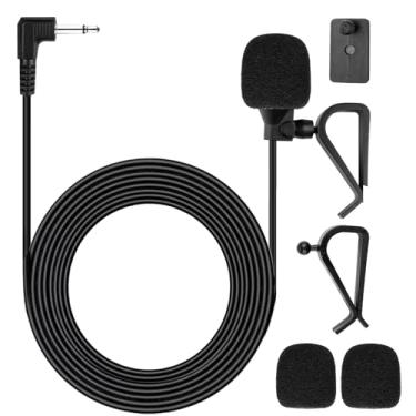 Imagem de Microfone de carro de 2,5 mm, microfone de rádio estéreo para carro compatível com Pioneer DMH-1500NEX, MVH1400NEX, AVH-1400NEX, AVH-2400NEX, AVH-2500NEX, AVH-W4500NEX, AVH-W4400NEX, AVH-220EX, MVH