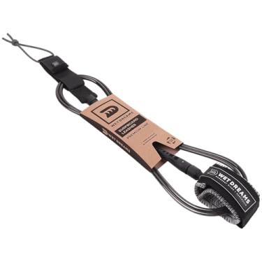 Imagem de Leash de Surf Force One 6'6'' x 7mm Wet Dreams Premium Line Fumê