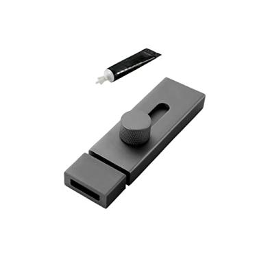 Imagem de Ｂｅｓｇａ Fechadura de Segurança para Porta, Trava Deslizante, Trava de Portão Deslizante, 100mm Cinza, Tamanho real