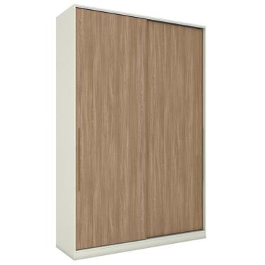 Imagem de Guarda Roupa Modulado 2 Portas 241x159 Cm Seletto Areia Jequitiba Henn Areia Jequitiba