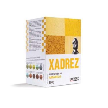 Imagem de Pó Xadrez Amarelo 500g para Colorir Bases - Lanxess