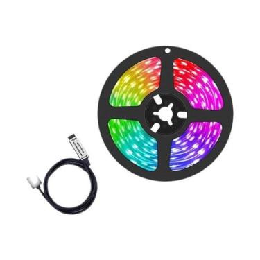 Imagem de Fita LED RGB USB Flexível Com Controle De Som 5V 5050 Smart Controle R