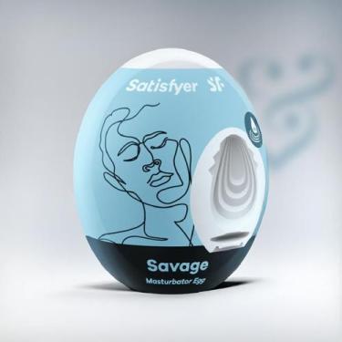 Imagem de Satisfyer egg savage  estimulador masculino texturizado intt