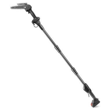 Imagem de Serra Eletrica para Poda de Galhos, Podador de Galhos Eletrico 550W, Podador de Galhos, Moto Serra Eletrica,Mini Motosserra com Cabo Extensor 2,2 m Altura Máx, Motosserra Extensora