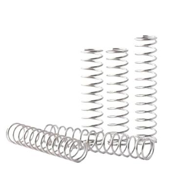 Imagem de 5 peças/10 peças galvanizado mola de compressão diâmetro do fio 0,9-1,4 mm comprimento 10 mm - 100 mm (5,1 * 15 * 60 mm)