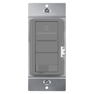 Imagem de TOPGREENER Interruptor De Luz Digital Com Dimmer Para Lâmpadas Led/Cfl Reguláveis 200 W, Deslizante Led Unipolar/De 3 Vias, Fio Neutro Não Necessário, Certificado Pela Ul, Tgsds3-Gy, Cinza, 1 Unidad