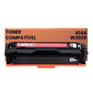 Imagem de Toner Hp W2023a Cf414a Magenta Compatível M454 M479 | Com Chip
