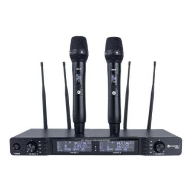 Imagem de Microfone Duplo Profissional de Mão Sem Fio K-K-622M - KADOSH